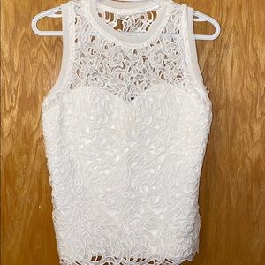 laced tank top